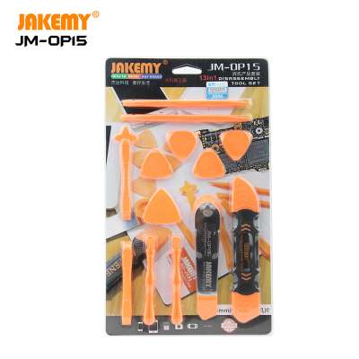 JAKEMY 13 IN 1 High Quality Mini Opening Tools with Safe Crowbar Pry Slices for Mobile Phone Game Pad Laptop DIY Disassembling