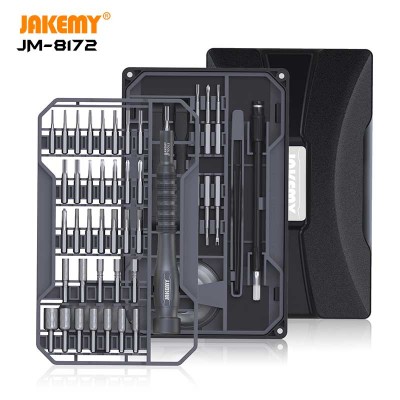 JM-8172 Multifunctional Screwdriver Repair Tool Set with S2 Magnetic Driver Bits for Home DIY Improvement