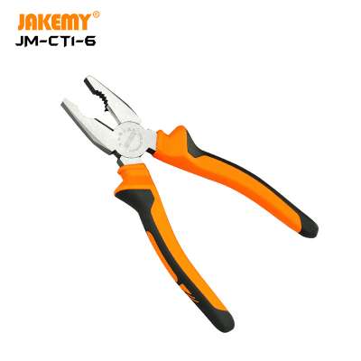 JAKEMY Wholesale Precision Stainless Pliers DIY Hand Tool for Twisting Cutting Wire Electronics Maintenance