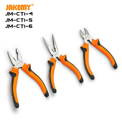 8 inches CR-V  Combination Pliers Long Nose Pliers Diagonal for Wire Cutting