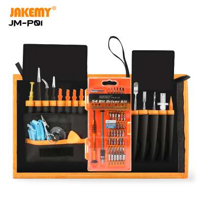 JAKEMY Wholesale 74 in 1 Professional Electronic Repair Toolkit Portable Precision screwdriver set for Electronic DIY Repair