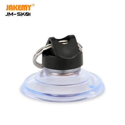 JAKEMY JM-SK01 LCD Screen Powerful Transparent Suction Cup with Key Ring for Phone Pad Screen Disassemble