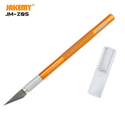 JAKEMY Safe Aluminum Alloy Cordless Pen Shape Cutter Pocket Knife for DIY Carving