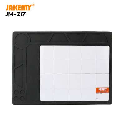 JAKEMY Z17 Durable Portable Magnetic Heat Insulation Working Mat Magnetic Project Mat for Gathering Parts Components