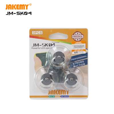 JAKEMY JM-SK04 Powerful LCD Opener Vacuum PVC Transparent Suction Cup with Key Ring for phone pad screen Disassemble