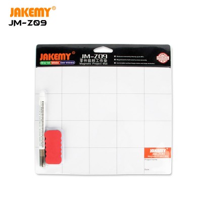 JAKEMY JM-Z09 Magnetic assemble disassemble diy tools office desk drawing table mat with a marker pen for repair