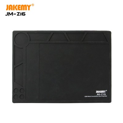 JAKEMY Z16 Magnetic Heat Insulation Silicone Working Mat for Soldering Assembling Electronics DIY Repair