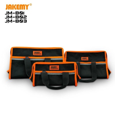 Jakemy Professional portable Waterproof Oxford Durable Tool Bag with 3 Type Large Capacity for Maintenance Work